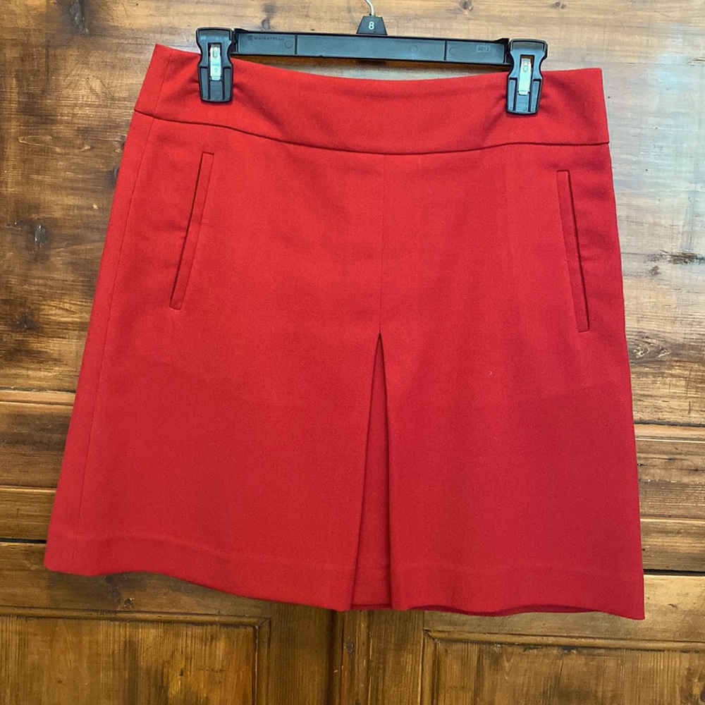 Ann Taylor Loft Red Skirt Size 6